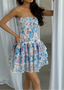 Kaylee | Abito floreale senza spalline
