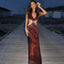 Tiana | Slim-Fit Maxi-jurk met Open Rug en Cut-out