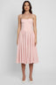Fauna | Sweetheart Neckline Midi Dress