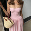 Fauna | Sweetheart Neckline Midi Dress