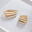 Gracina | Pendientes de aro rectangulares elegantes