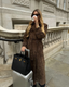 Orla | Trench in camoscio