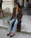 Orla | Trench in camoscio