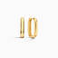 Joyanne | Modern Polished Gold Hoop Earrings