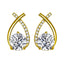 Queniva | Crystal Accent Drop Earrings