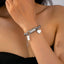 Danica | Gold Heart Charm Chain Bracelet