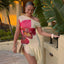 Veloura™ | Floral Print Mini Dress