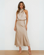 Quentin | Drape Dress in Sahara