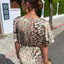 Veloria™ | Twisted V-Neck Floral Maxi Dress
