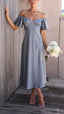Nalani | Vestido maxi con hombros descubiertos y mangas de mariposa