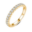 Liviana | Classic Gold Pavé Ring