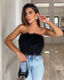 Yara | Sophisticated Feather-Embellished Blouse