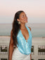Keladry | Blue Flowing Top