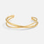 Amelinde | Crisscross Open Bangle