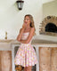 Lynn | Mini abito con design corsetto floreale