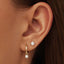 Domitia | Schickes Gold-Ohrring-Set