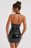 Samantha | Träger V-Ausschnitt Bodycon Mini Kleid