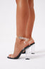 Linni Black Heeled Sandals