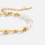 Veradis | Golden Wave Pearl Bracelet