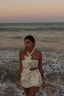 Vestido de crochet Shorebloom por Ondine