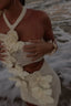 Vestido de crochet Shorebloom por Ondine