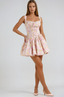 Lynn | Mini abito corsetto floreale