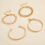 Lunara | Mixed Gold Bangle Bracelet
