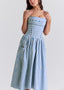 Ariana | Vestido midi sin mangas